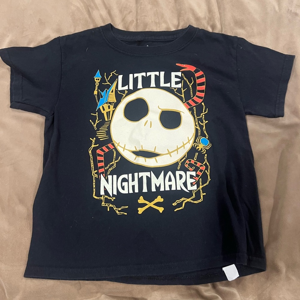 Disney Black Little Nightmare Kids Tee